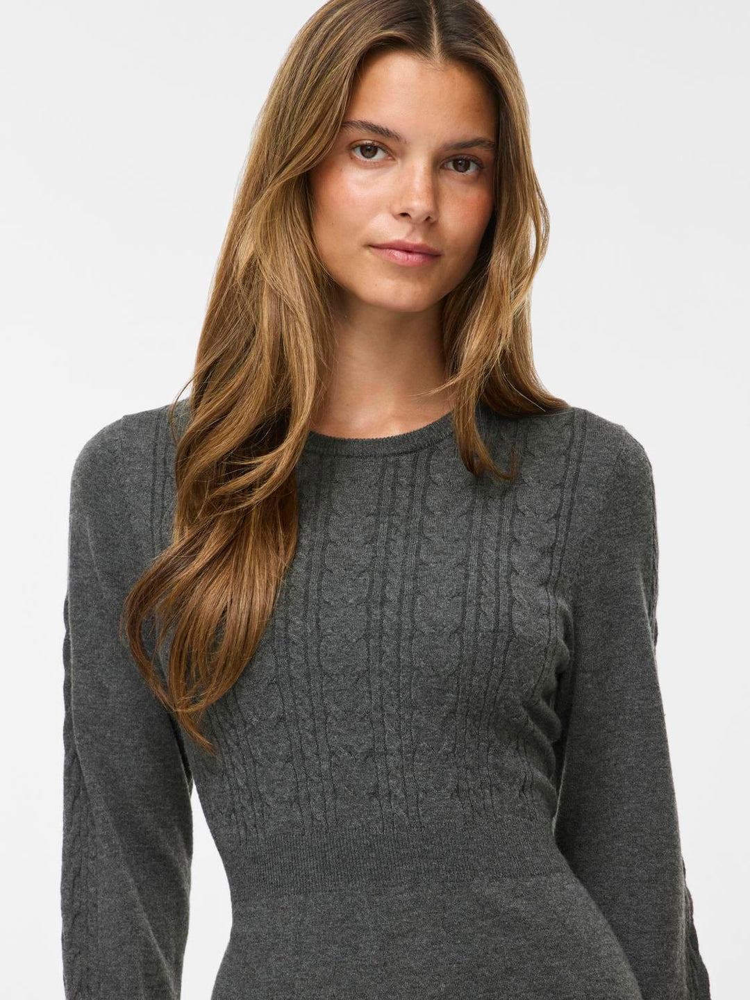 Vikerry O-Neck L/s Cable Knit