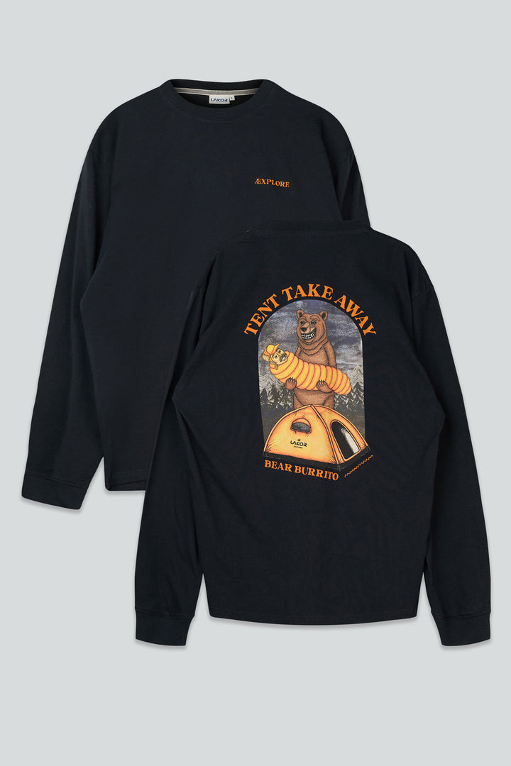 Tent Takeaway Boxfit Ls T-Shirt
