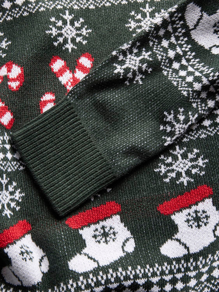 JJXMAS SANTA KNIT CREW NECK
