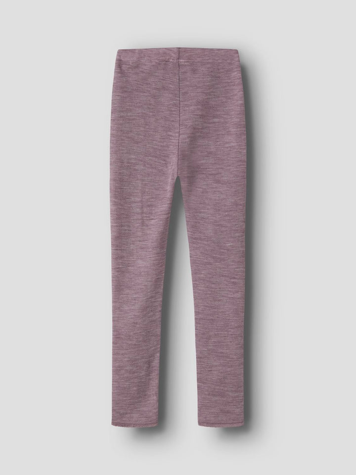 NKFWANG WOOL NEEDLE LEGGING SOLID