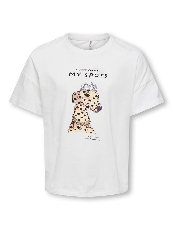 KOGBARIA LIFE S/S OVZ PRINTED TOP JRS