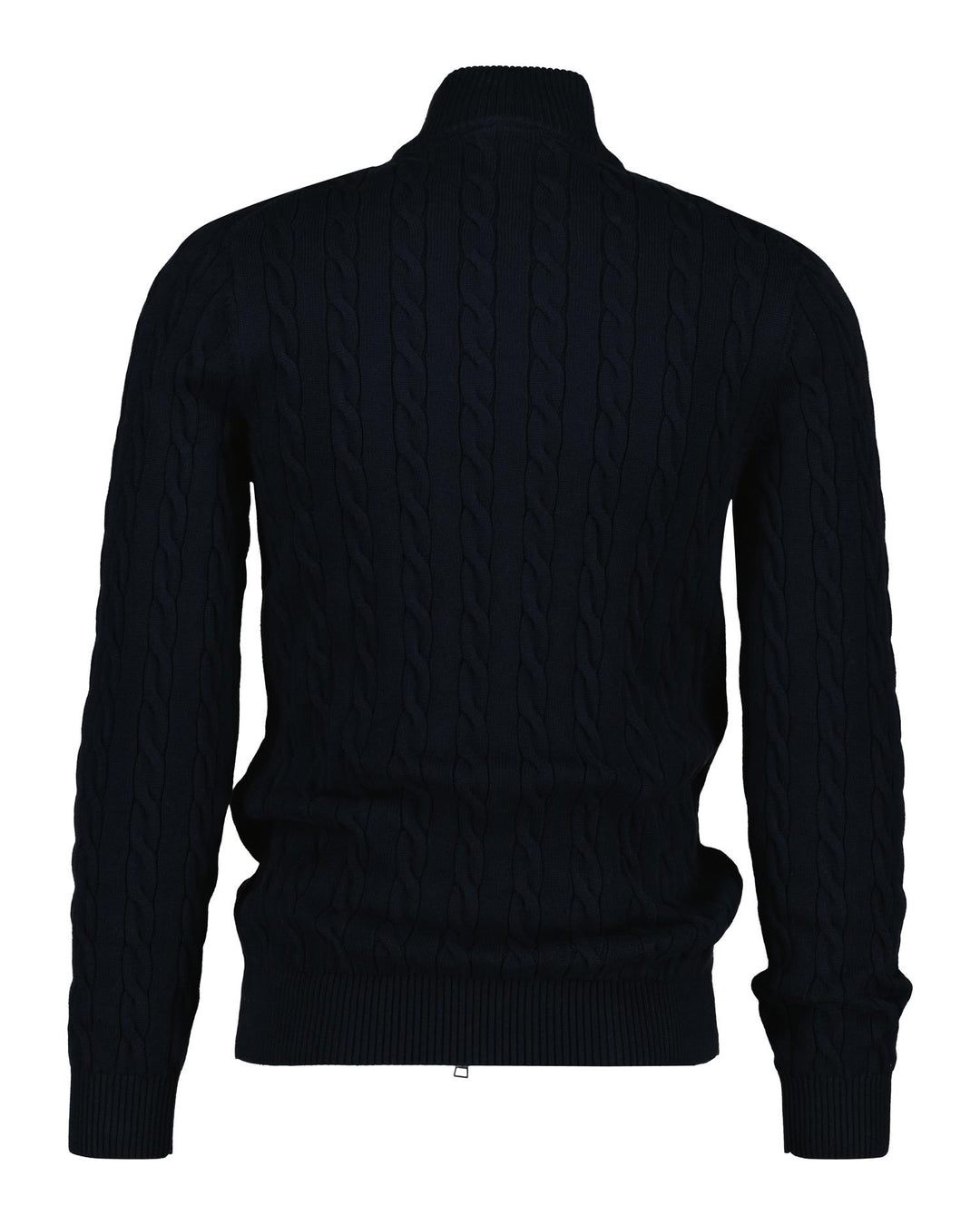 Cotton Cable Zipped Cardigan
