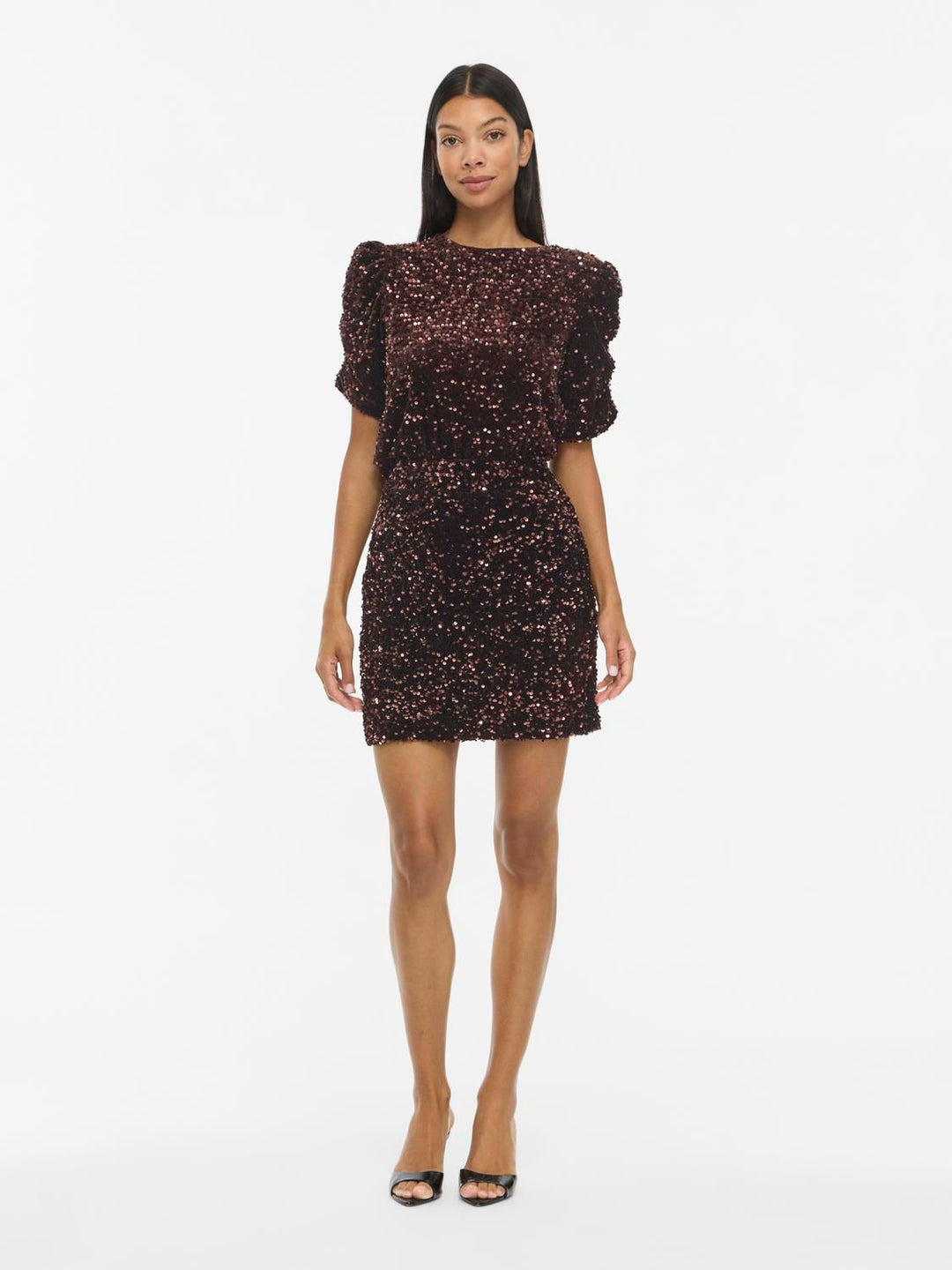 Vifaith Hw Short Sequin Skirt/vol/lr/2