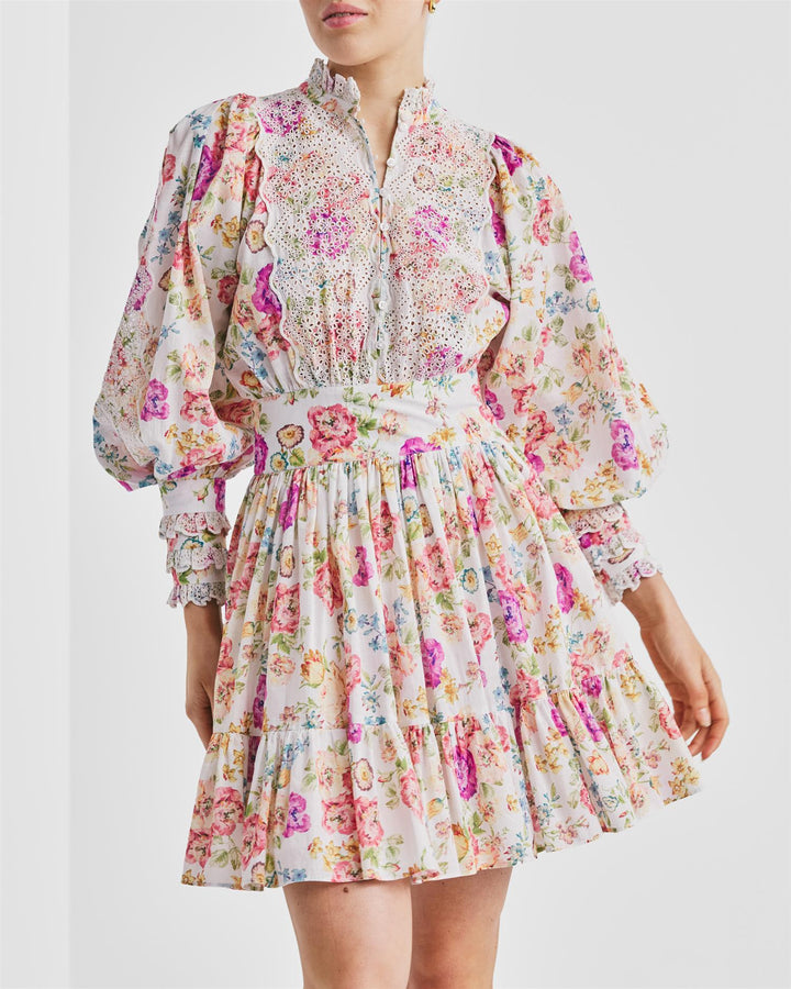 Cotton Slub Mini Dress