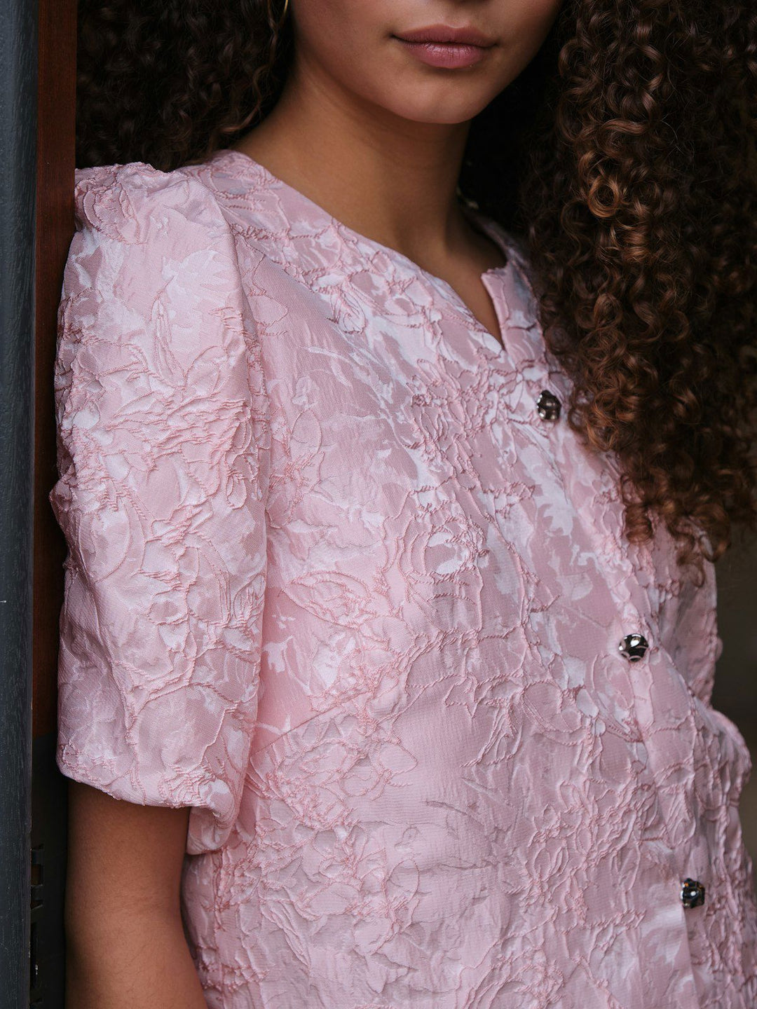 Aisa Soft Brocade Blouse