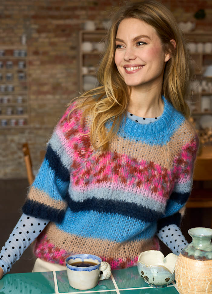 BCSOPHIE Striped Jumper