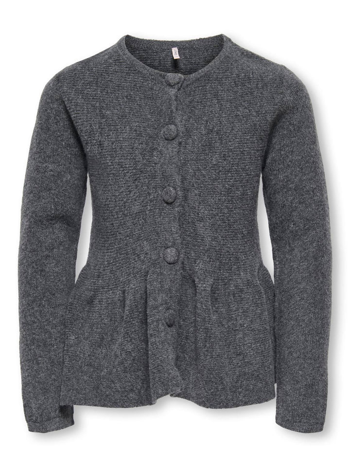KOGPIRUET PEPLUM CRDIGAN