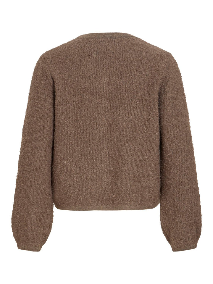 Vipigga O-Neck L/s Knit Jacket Noos