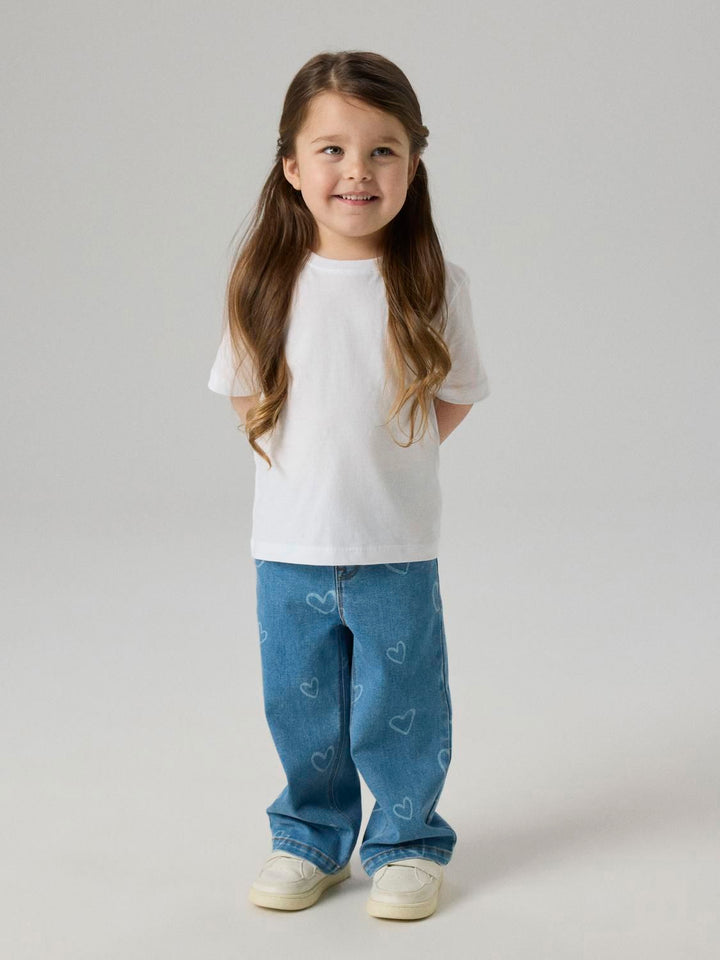 Nmfrose Wide Aop Jeans 4044-On Noos