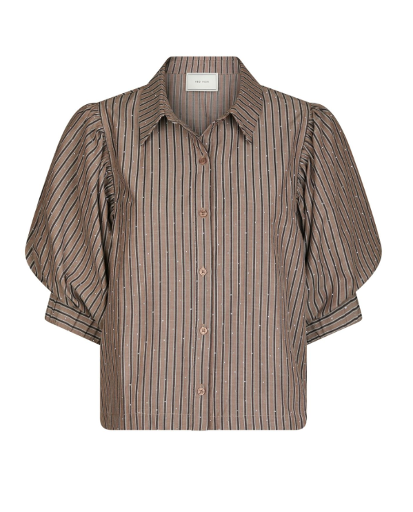 Etta Soft Stripe Stone Shirt