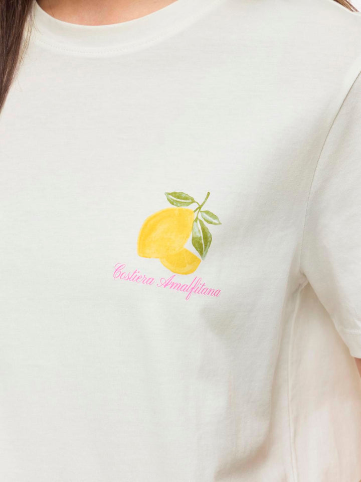 Visybilla O-Neck S/s Lemon Top/pb