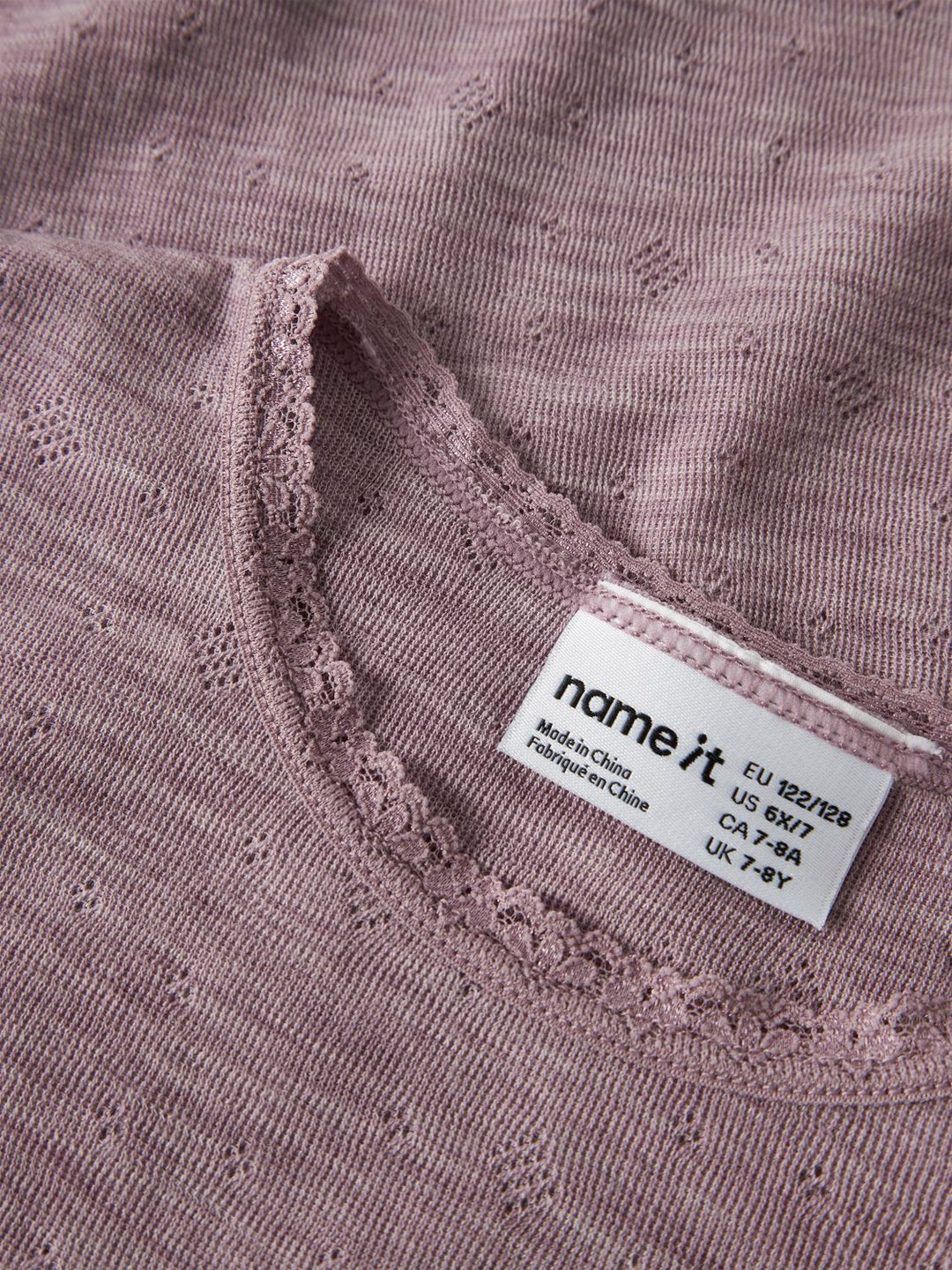 NKFWANG WOOL NEEDLE LS TOP SOLID