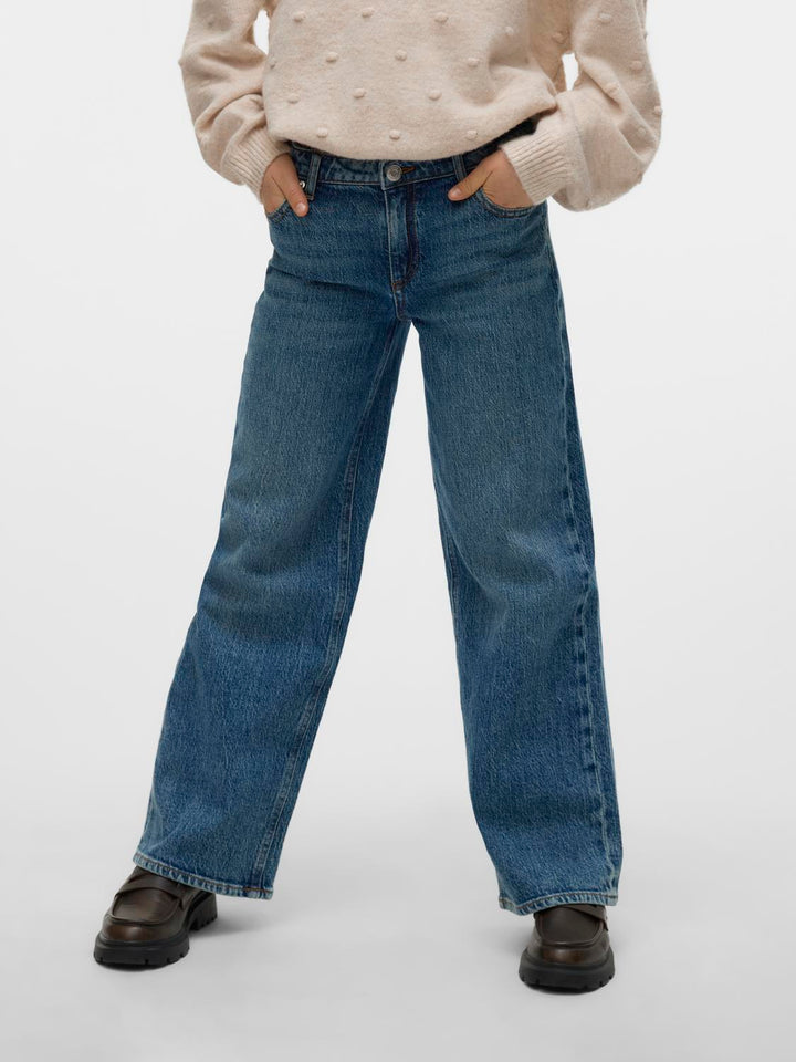 VMTESSA HR WIDE JEANS GIRL NOOS