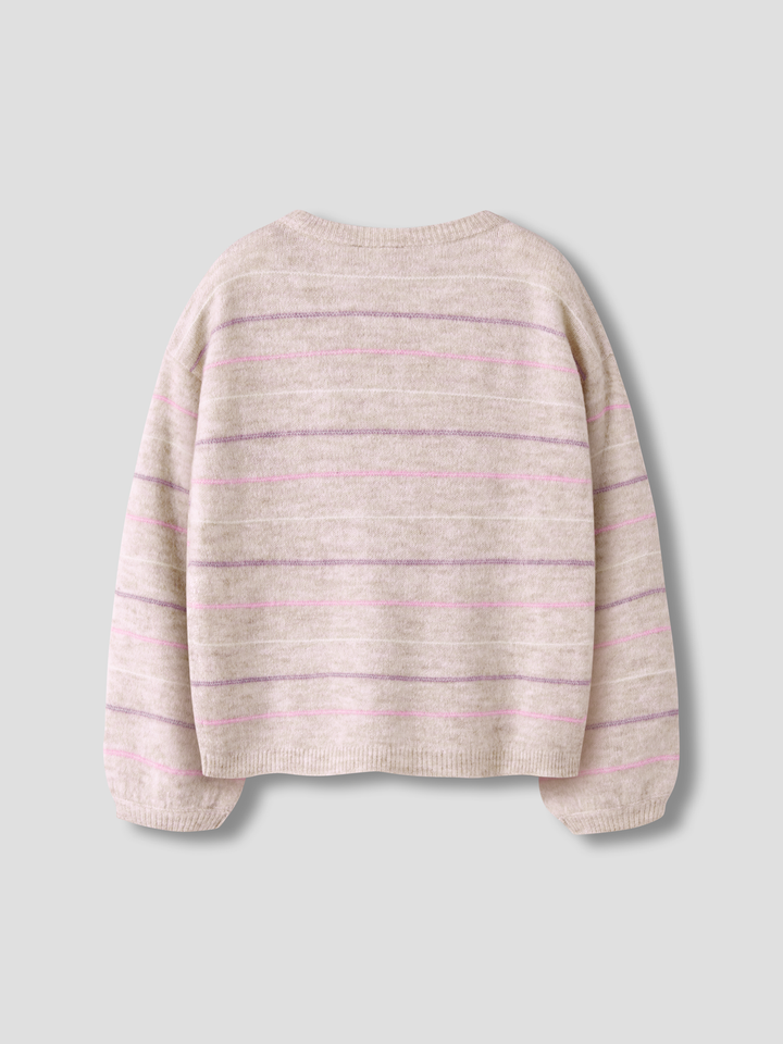 NKFDOTTO LS LOOSE KNIT