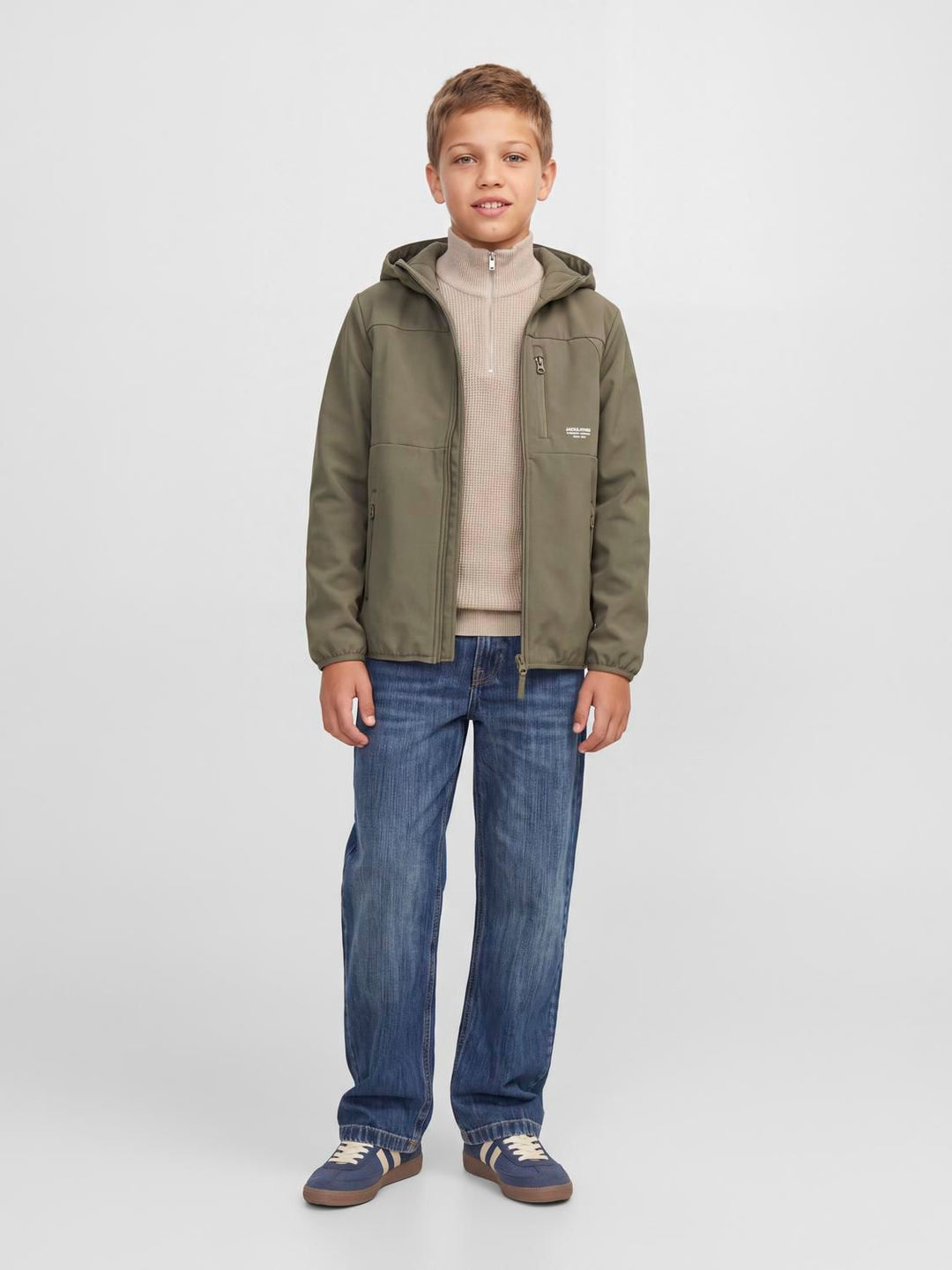 JPRBLUSTANLEY KNIT HALF ZIP