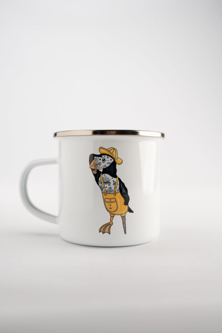 Seaparrot Seaman Enamel Mug