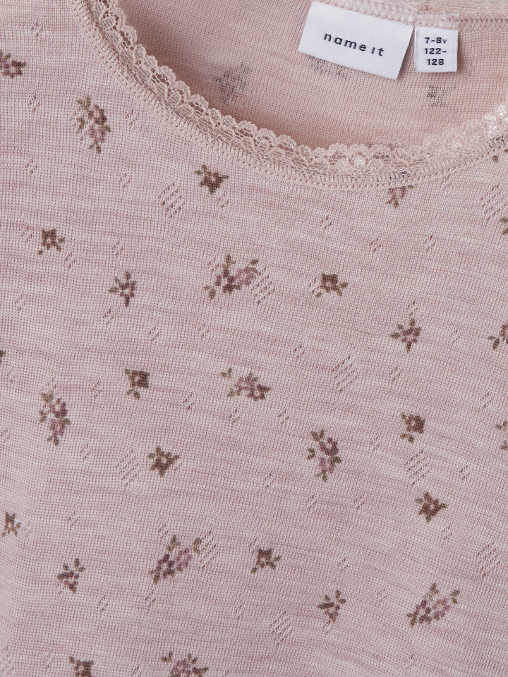 NKFWANG WOOL NEEDLE LS TOP