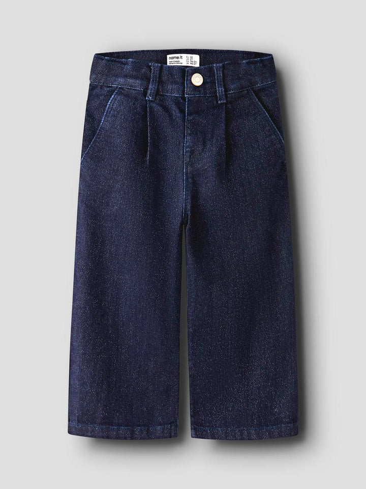 NMFROSE WIDE GLITTER JEANS