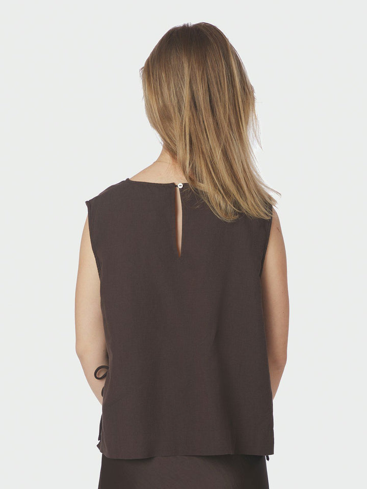Svetlana Linen Top
