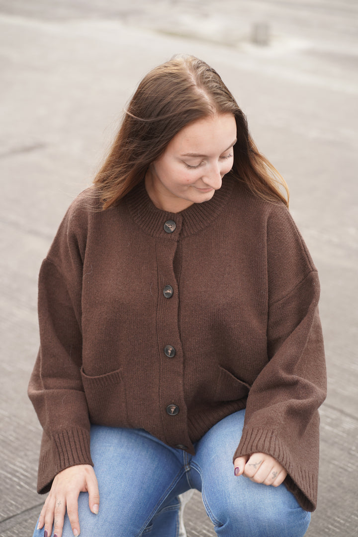 W. Wool Wide Cardigan