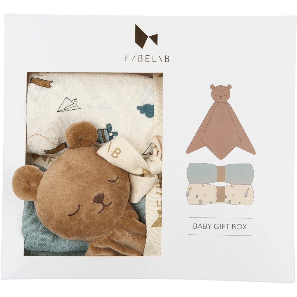 FABELAB BABY GIFT BOX BLÅ