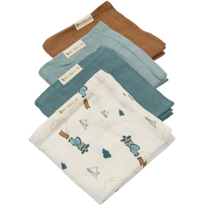 MUSLIN KLUT 4-PK
