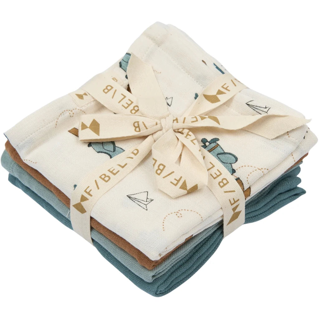 MUSLIN KLUT 4-PK