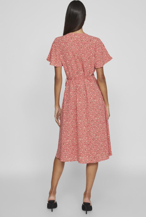 VILovie S/s Wrap Midi Dress