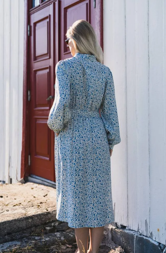 Rausastrid Midi Dress Aop