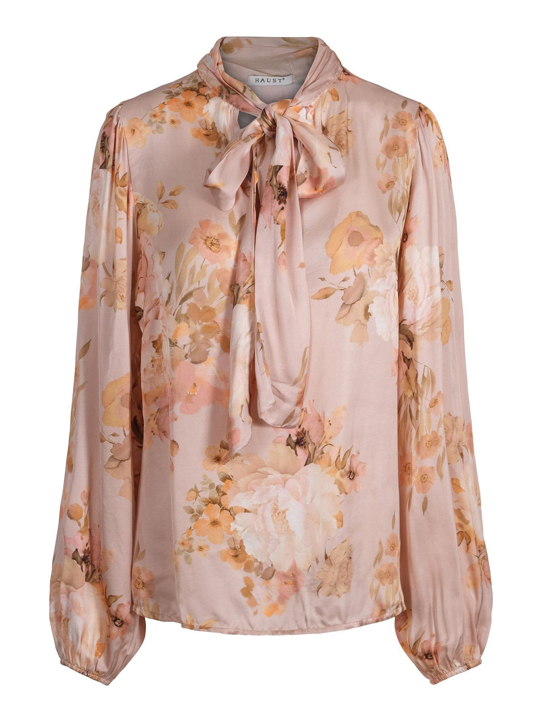 Tie Satin Blouse