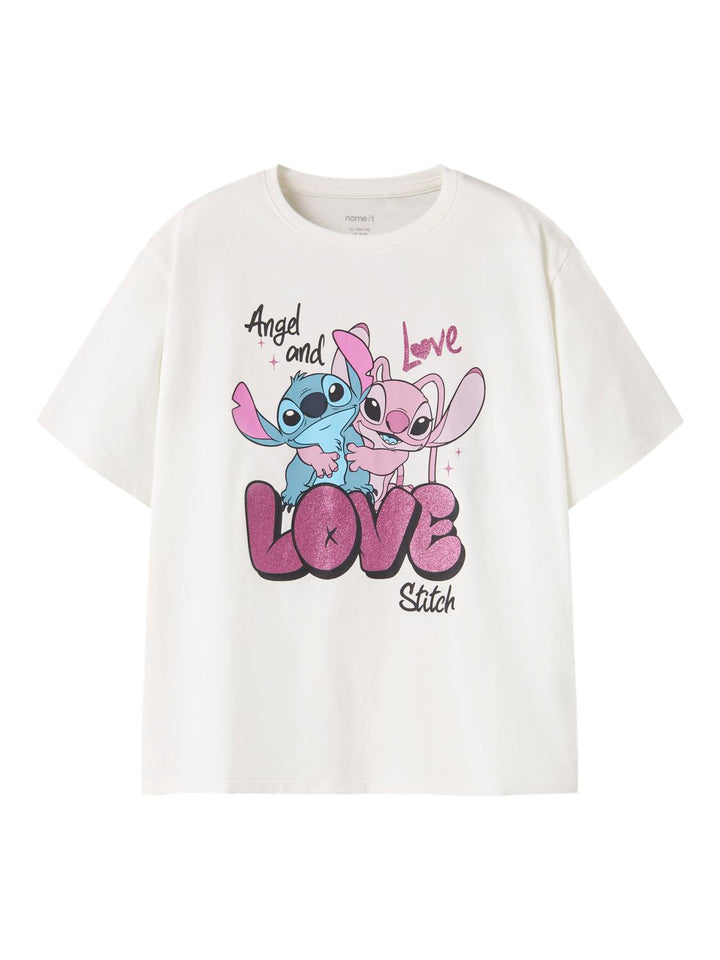 NKFDYMIR STITCH T-SKJORTE