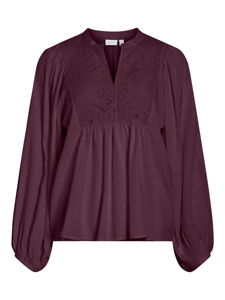 Vityra L/s Lace Top