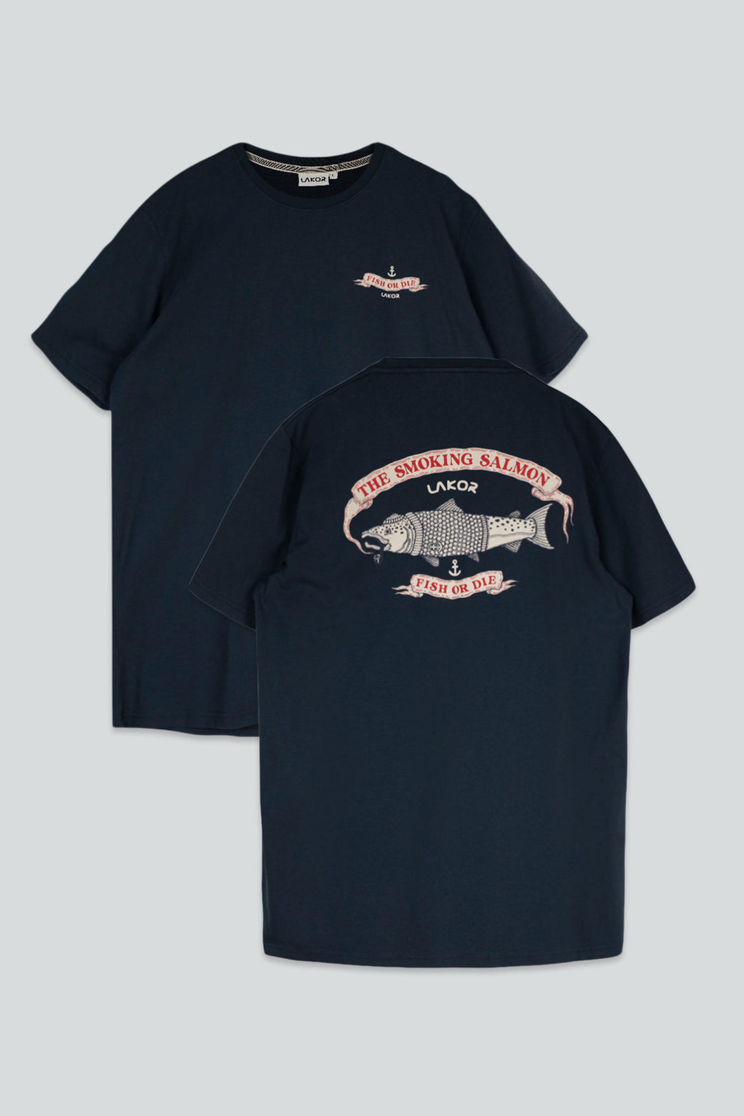 The Smoking Salmon Back T-Shirt