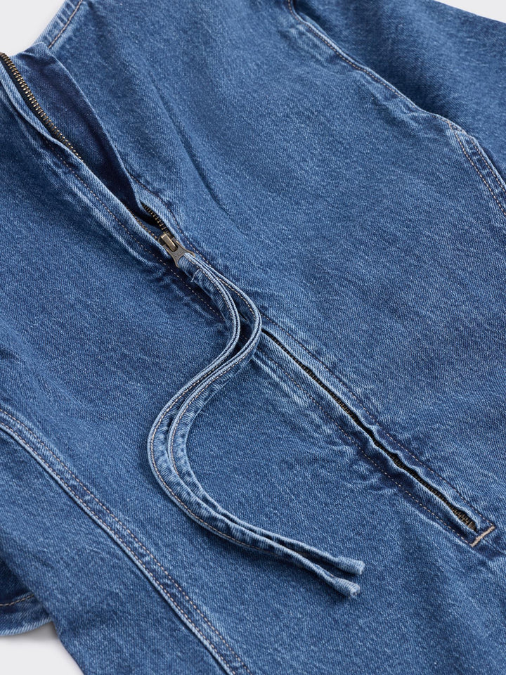 Short Denim Dress 26-02
