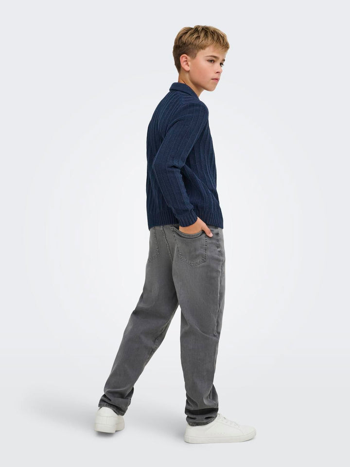 OSJEMIL ZIP POLO KNIT