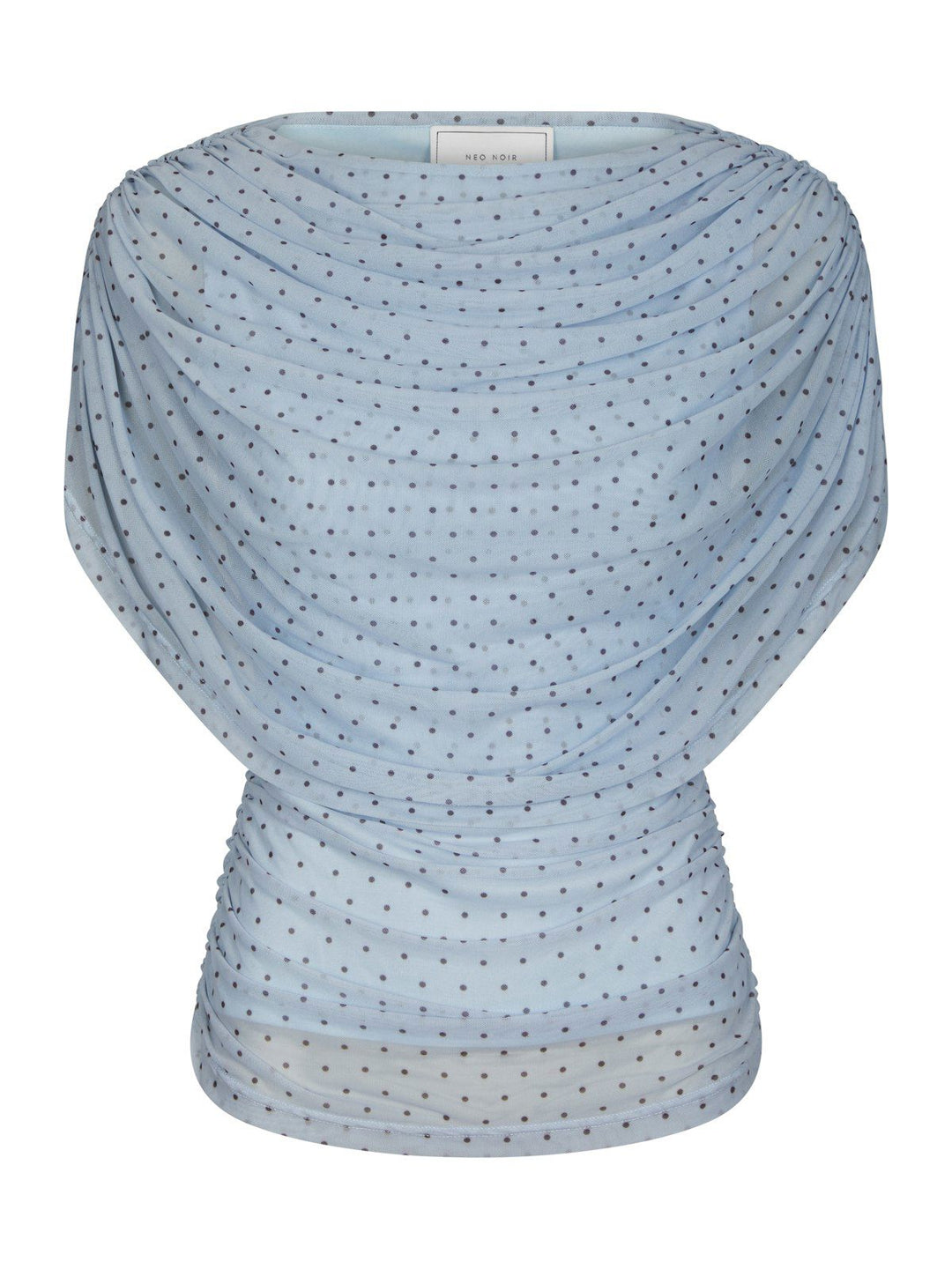 Cottuna Dot Drapy Mesh Top