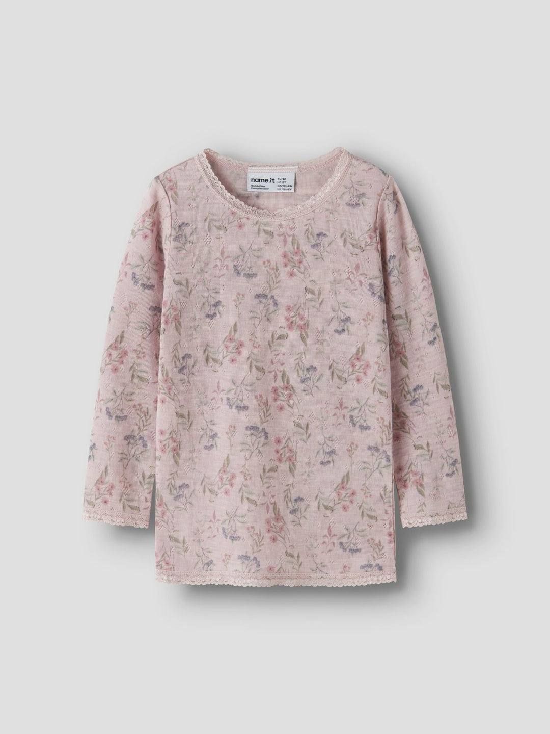 NMFWANG WOOL NEEDLE LS TOP NOOS