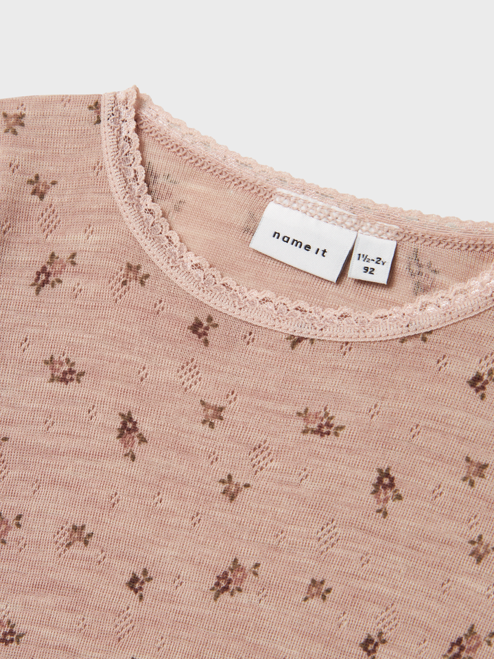 NMFWANG WOOL NEEDLE LS TOP NOOS