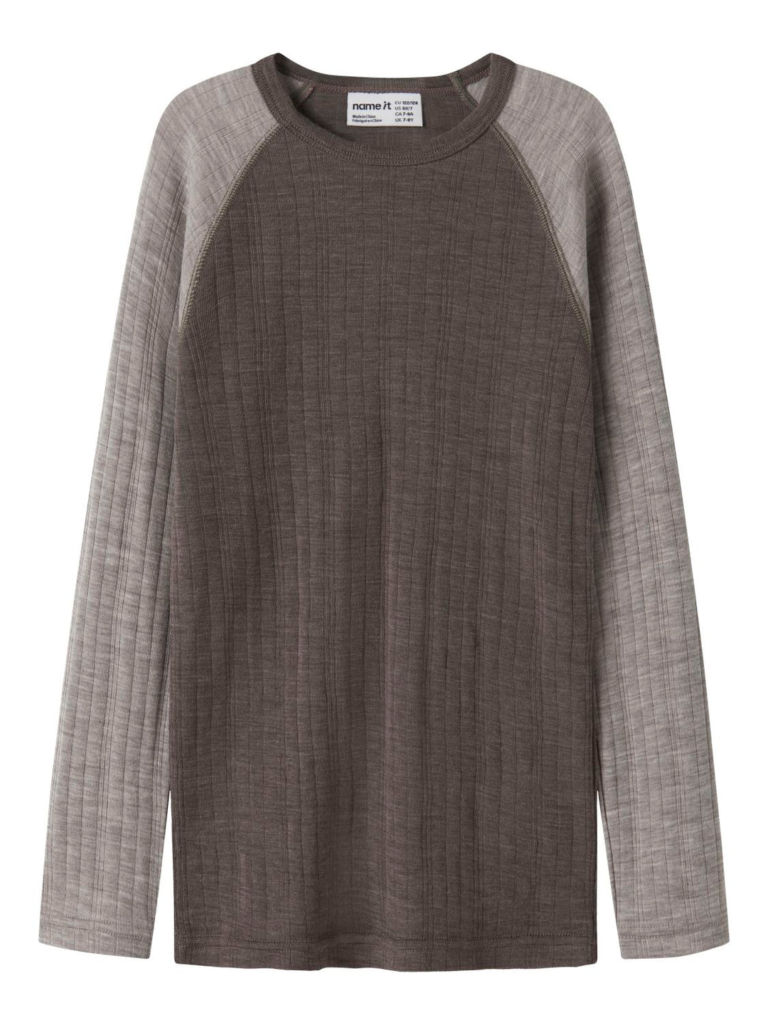 NKMWANG WOOL NEEDLE LS TOP SOLID