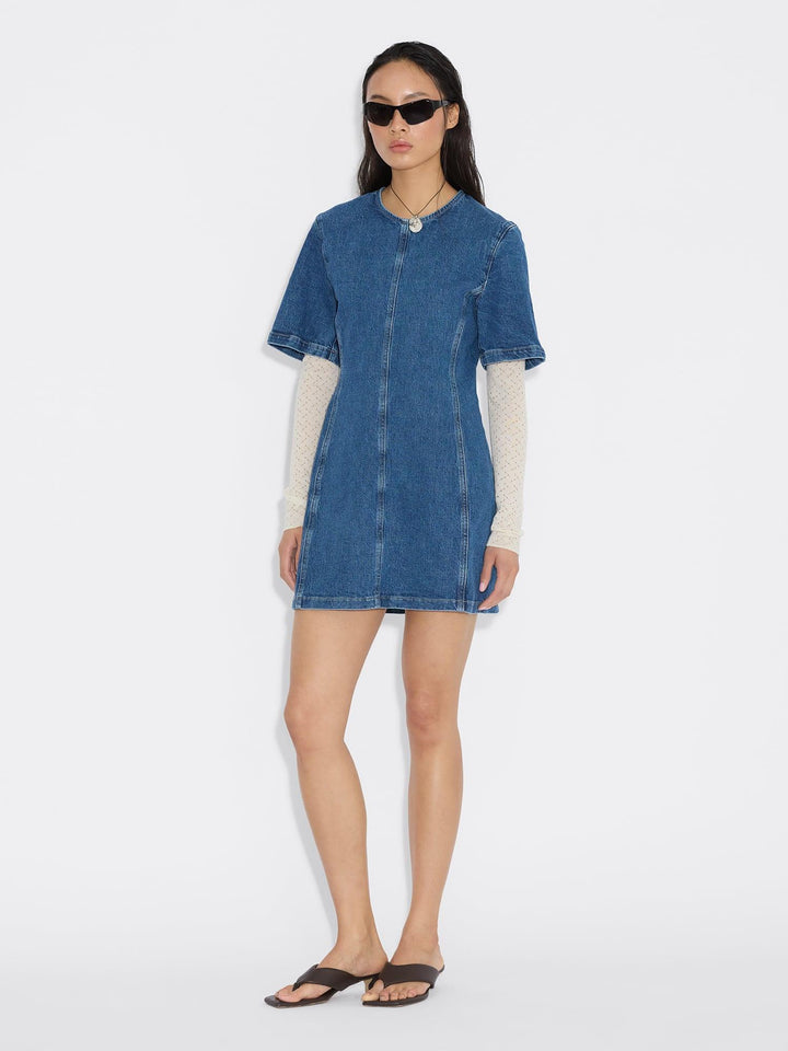 Short Denim Dress 26-02