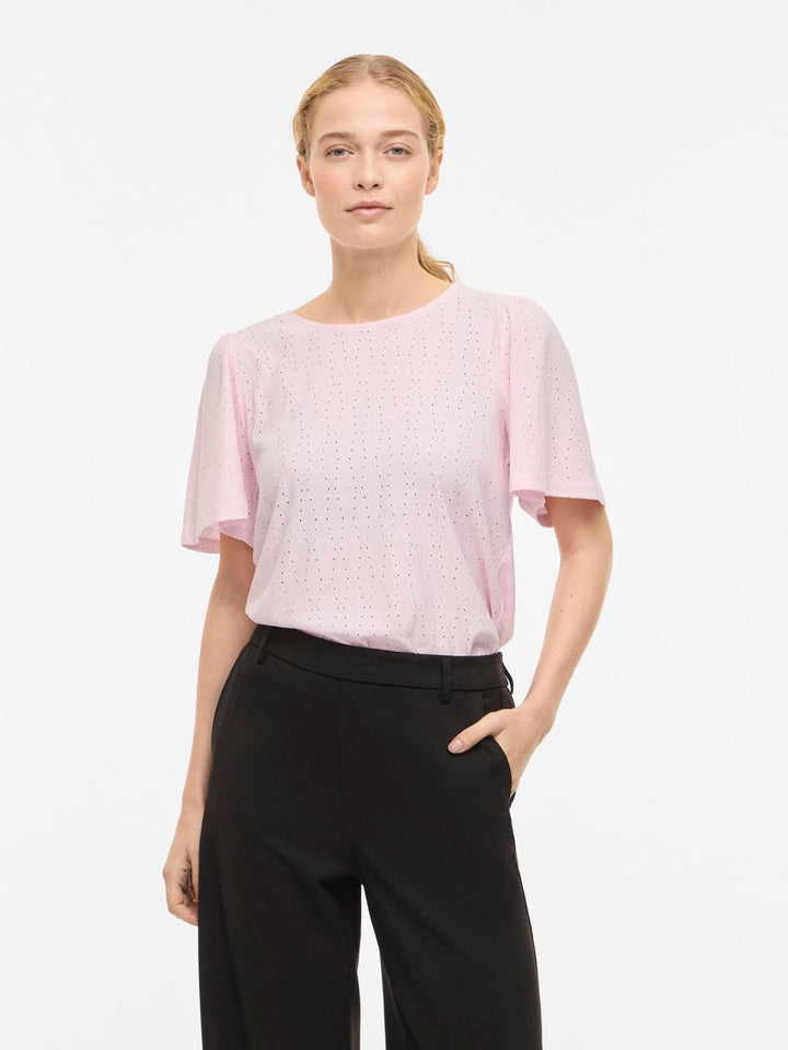 Vibelli O-Neck S/s Top - Noos