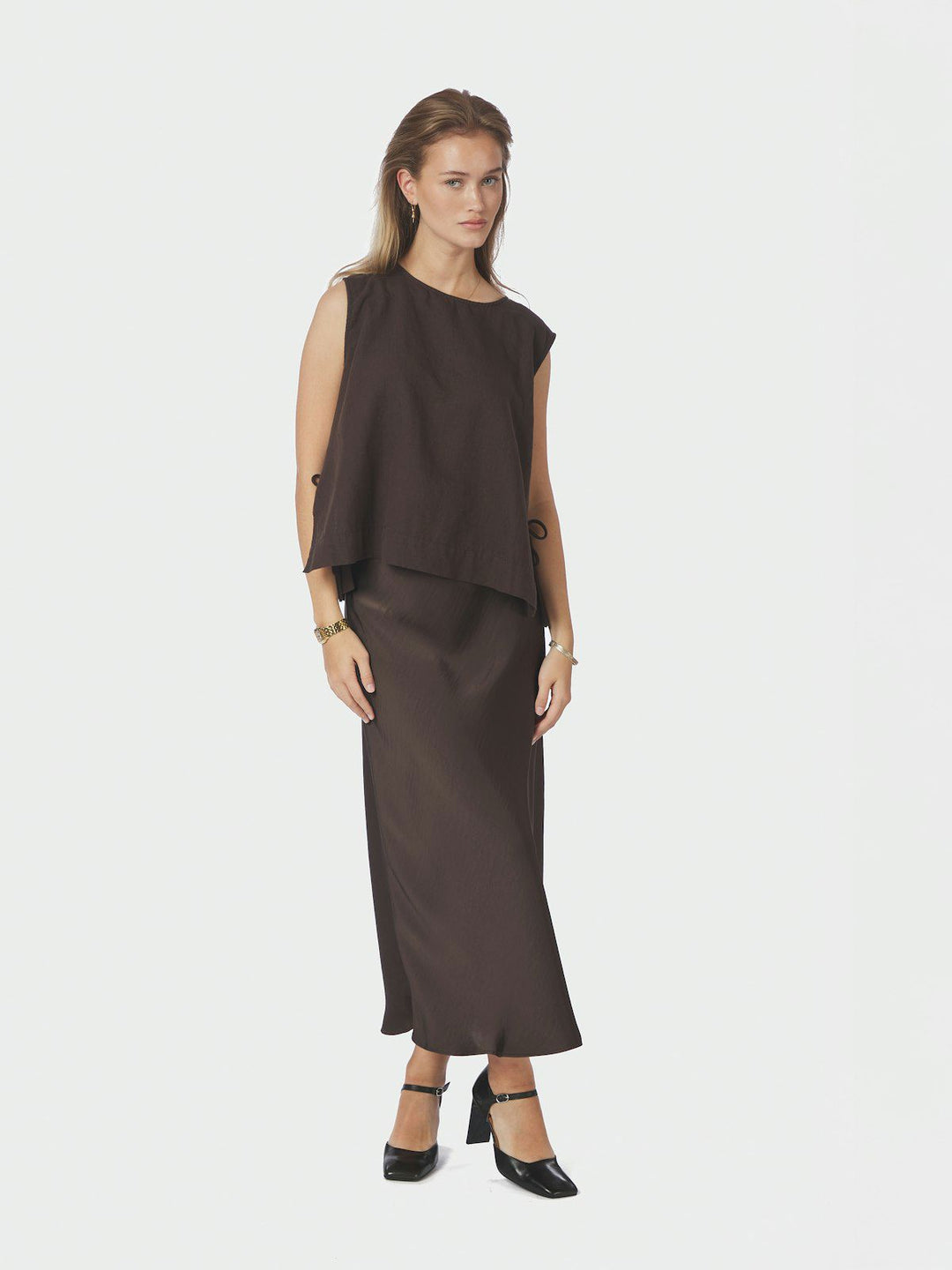 Svetlana Linen Top