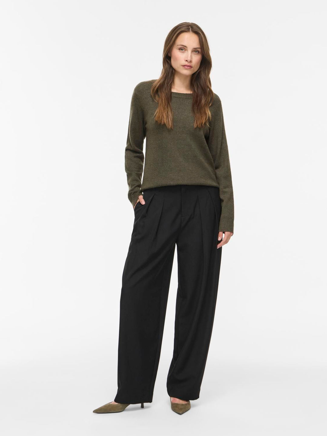 Viril O-Neck L/s  Knit Top - Noos