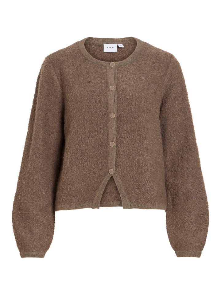 Vipigga O-Neck L/s Knit Jacket Noos