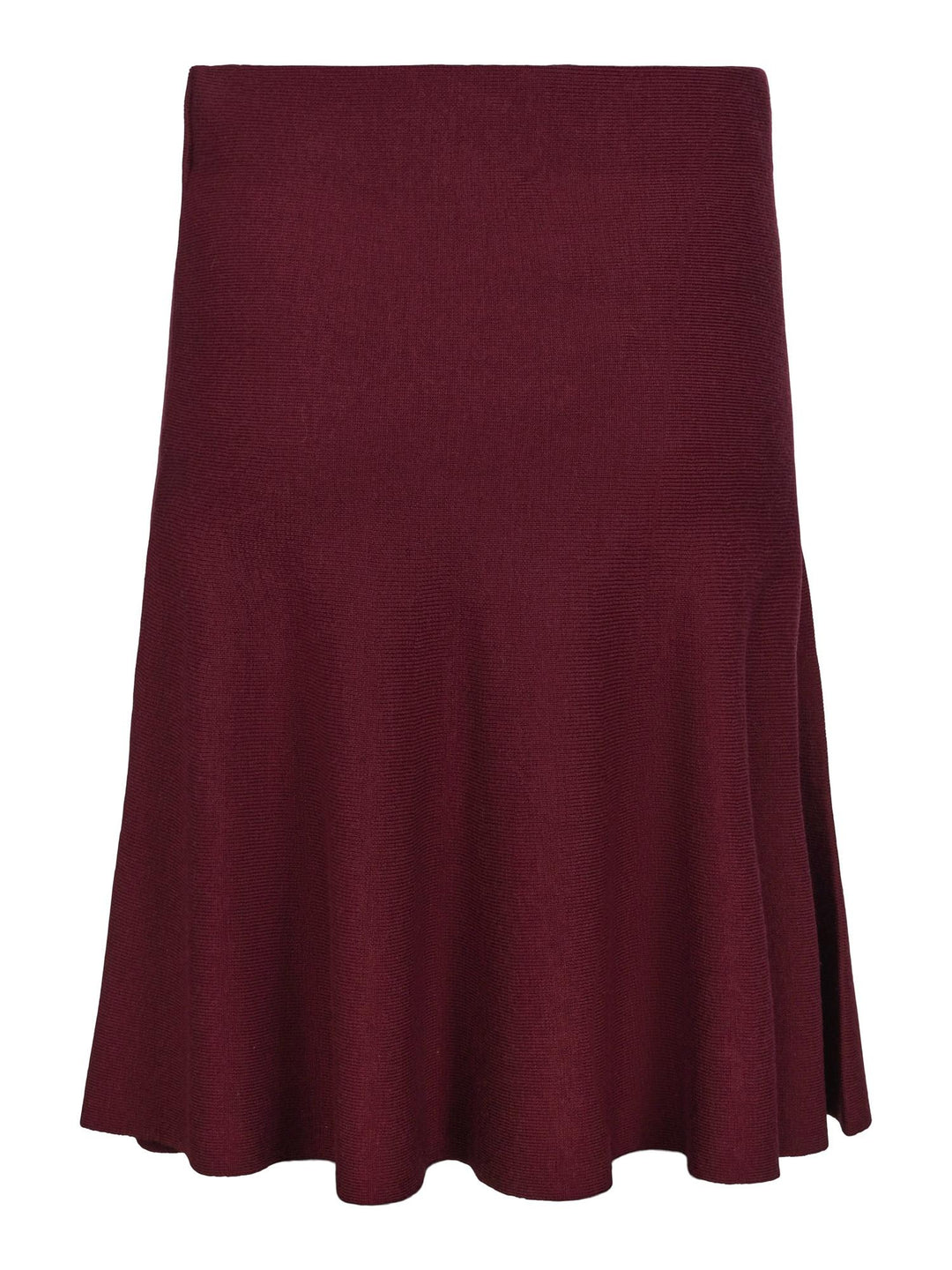 Knitted merino wide skirt