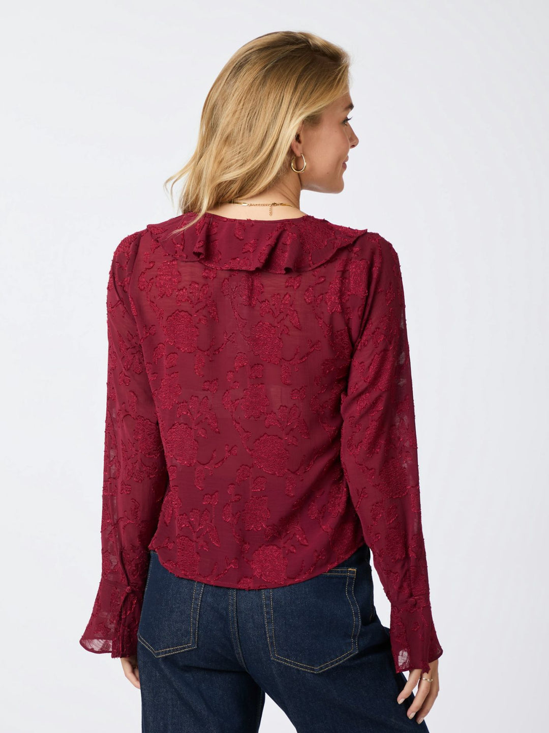 Anika Burnout Blouse