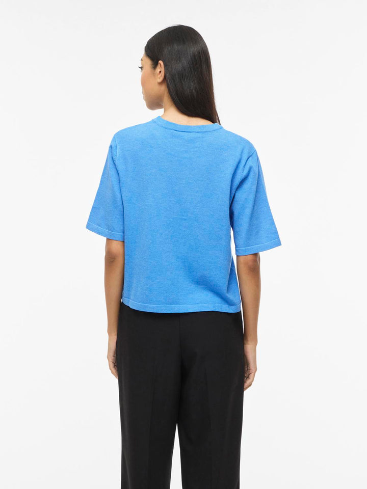 Vimalu O-Neck 2/4 Knit Top-Noos
