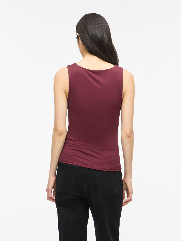 Vikenza U-Neck S/l Tank Top Rev - Noos