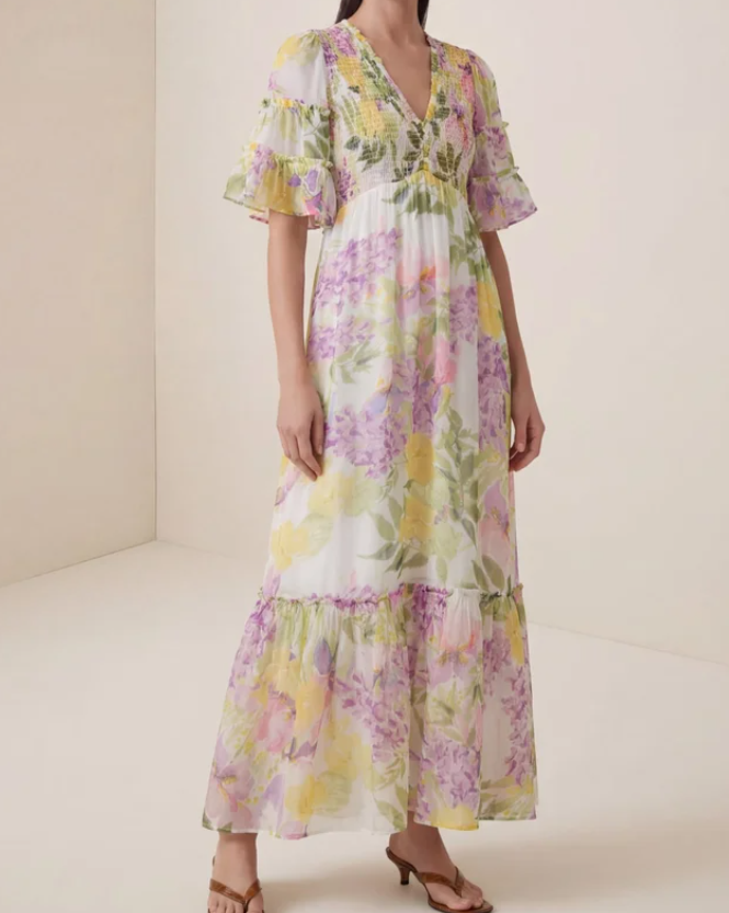 Organza Smocking Dress