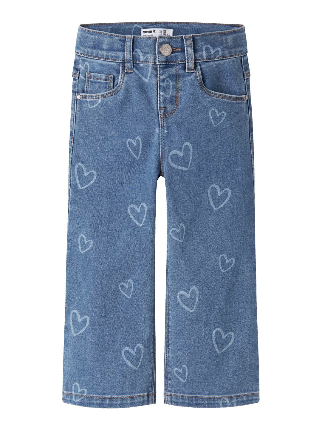 Nmfrose Wide Aop Jeans 4044-On Noos